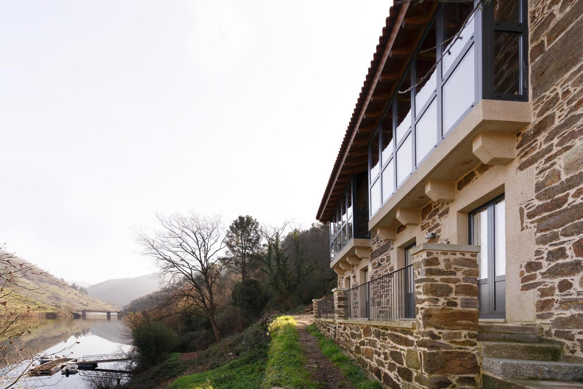 Ferienwohnung Ribeira Sacra A Orilla Rio Mino Casas Do Pincelo Exterior foto