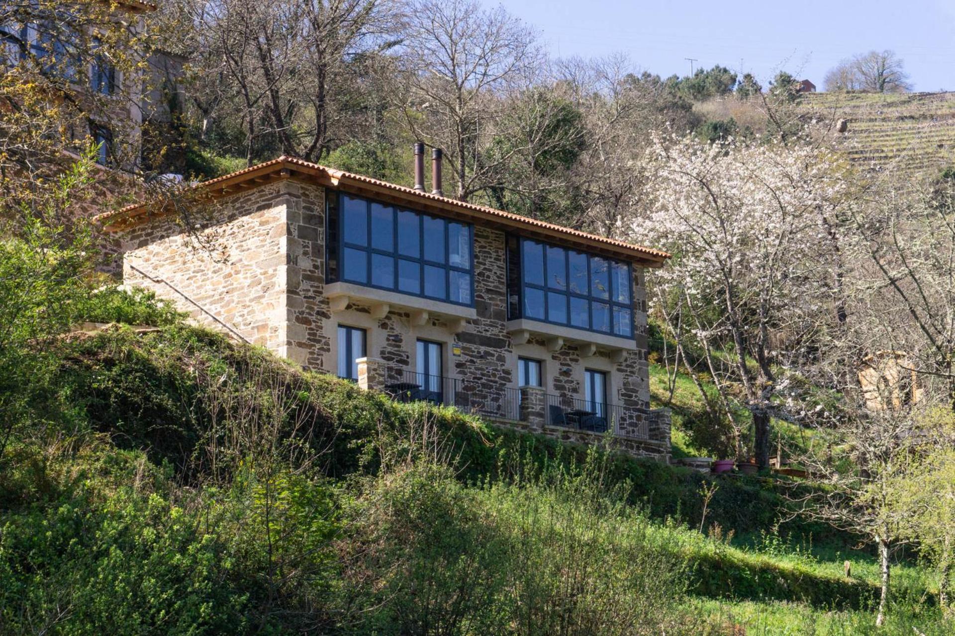 Ferienwohnung Ribeira Sacra A Orilla Rio Mino Casas Do Pincelo Exterior foto